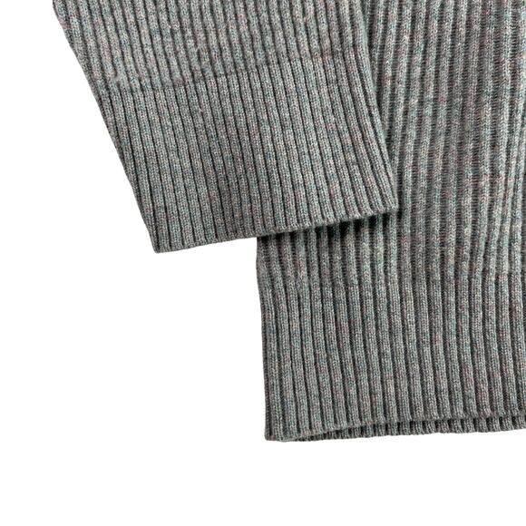 1-27 ERMENEGILDO ZENGA Men's Sweater Henley Gray 100% Cashmere XXL/56 - Picture 6 of 15